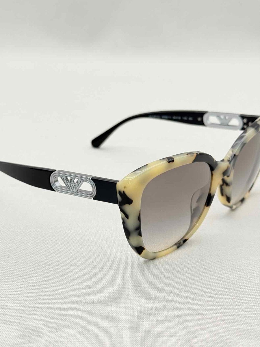 Pre-loved ARMANI EXCHANGE Cream & Black Sunglasses at Reems Closet