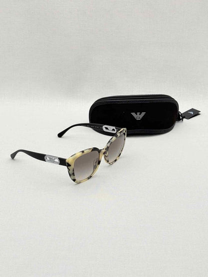 Pre-loved ARMANI EXCHANGE Cream & Black Sunglasses at Reems Closet