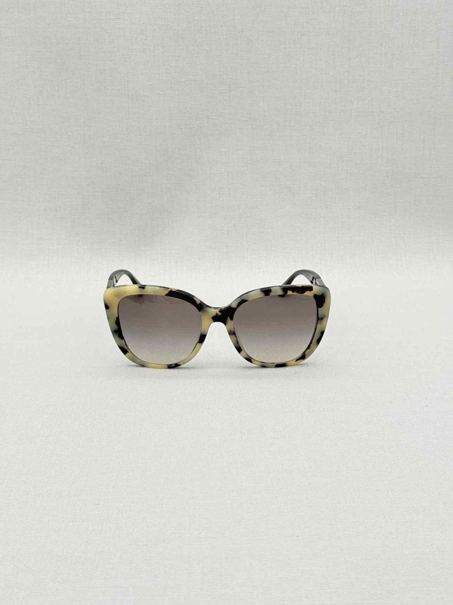Pre-loved ARMANI EXCHANGE Cream & Black Sunglasses at Reems Closet
