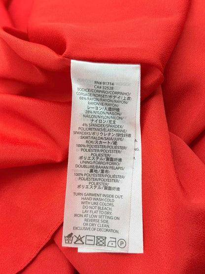 Pre - loved ARMANI EXCHANGE Red Size US 4 Long Dress at Reems Closet