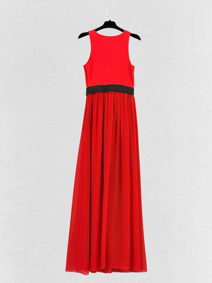 Pre - loved ARMANI EXCHANGE Red Size US 4 Long Dress at Reems Closet