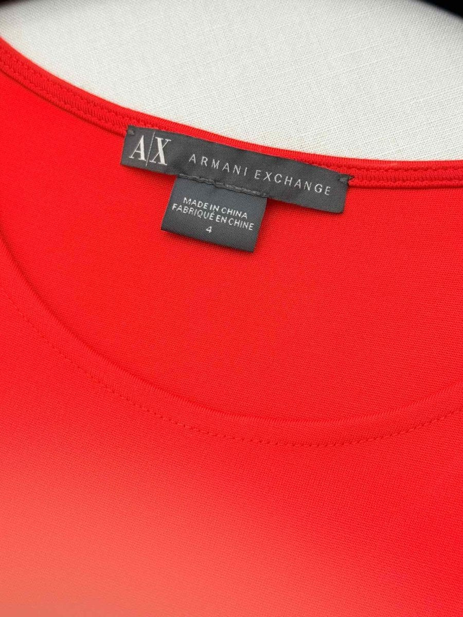 Pre - loved ARMANI EXCHANGE Red Size US 4 Long Dress at Reems Closet