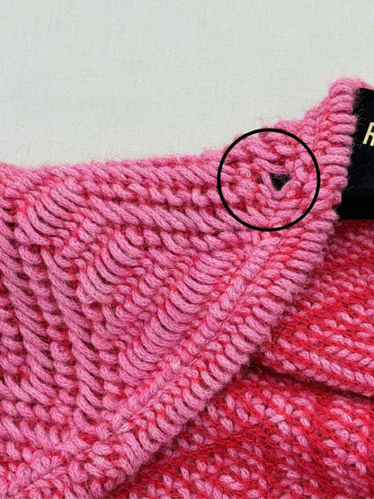 Pre - loved ARMANI JEANS Pink Size Large Cardigan at Reems Closet