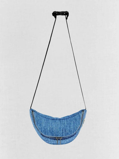 Pre-loved ARTIPOPPE Magic Blue Woven Belt Bag at Reems Closet