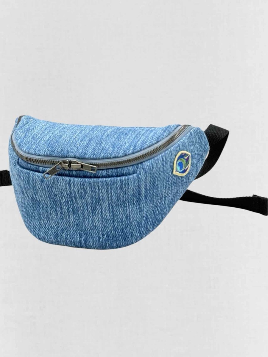 Pre-loved ARTIPOPPE Magic Blue Woven Belt Bag at Reems Closet