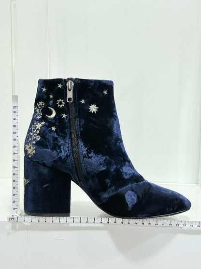 Pre - loved ASH Elixir Navy Blue Size EU 39 Ankle Boots at Reems Closet