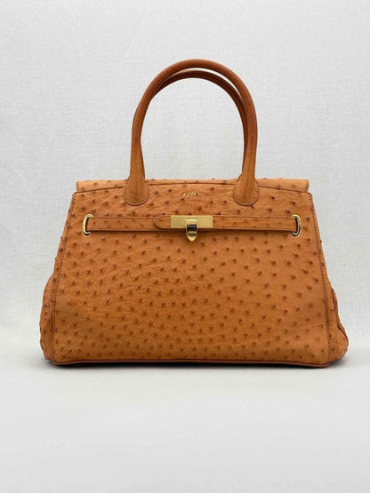 Pre - loved ASPREY 1781 Tan Top Handle at Reems Closet