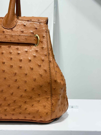 Pre - loved ASPREY 1781 Tan Top Handle at Reems Closet