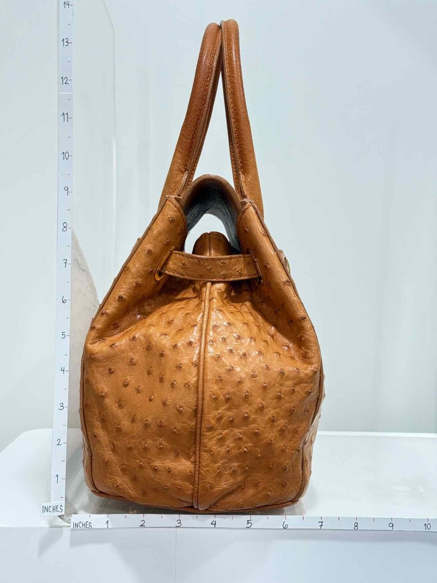 Pre - loved ASPREY 1781 Tan Top Handle at Reems Closet