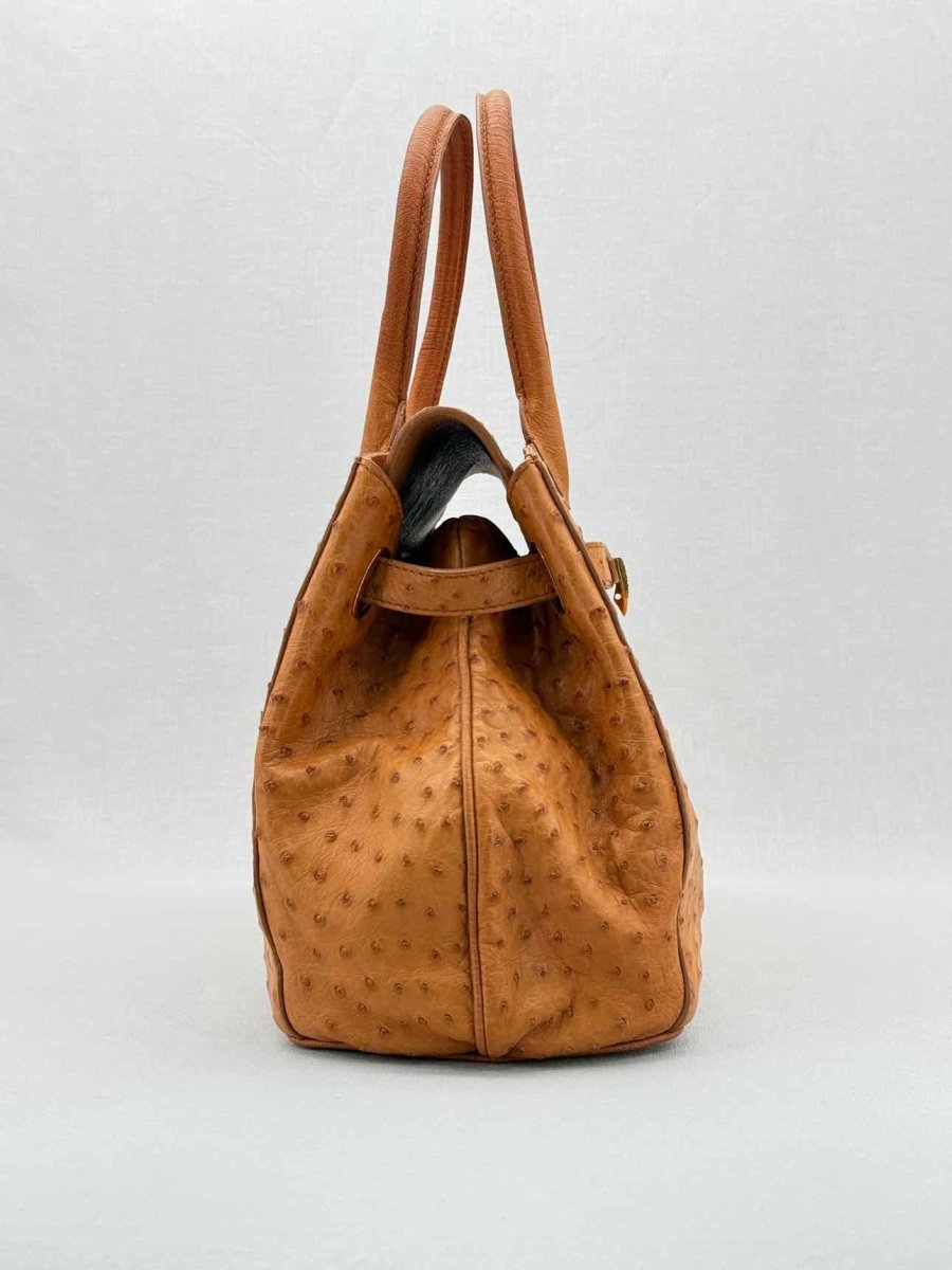 Pre - loved ASPREY 1781 Tan Top Handle at Reems Closet