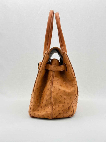 Pre - loved ASPREY 1781 Tan Top Handle at Reems Closet