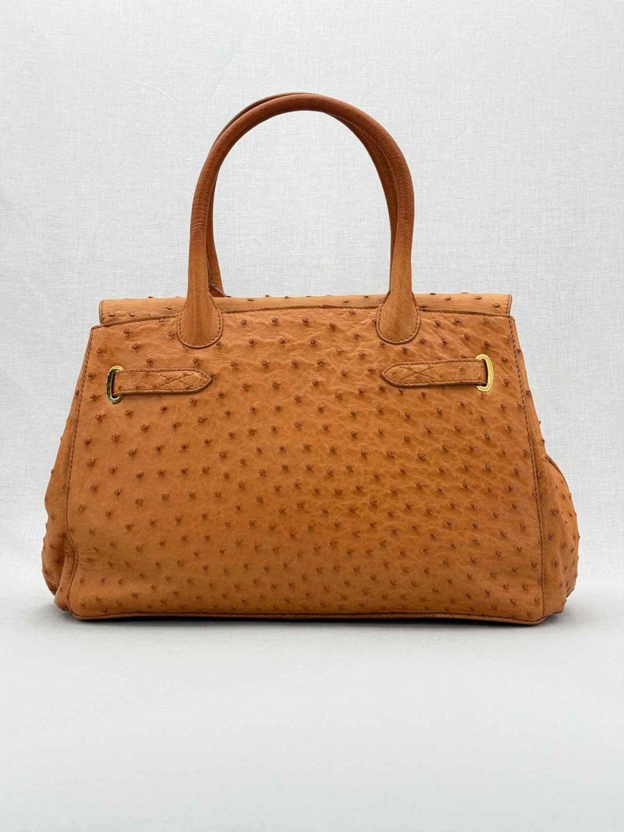 Pre - loved ASPREY 1781 Tan Top Handle at Reems Closet