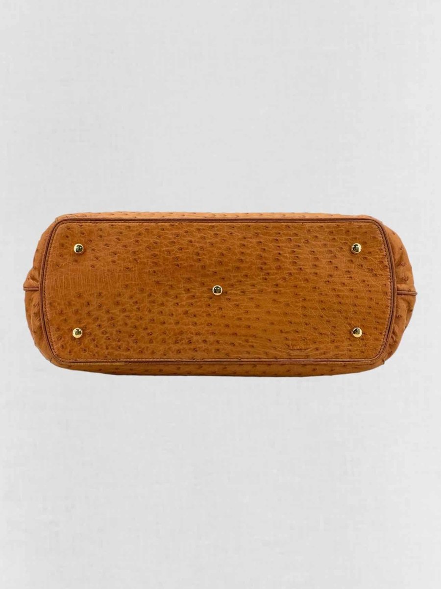 Pre - loved ASPREY 1781 Tan Top Handle at Reems Closet