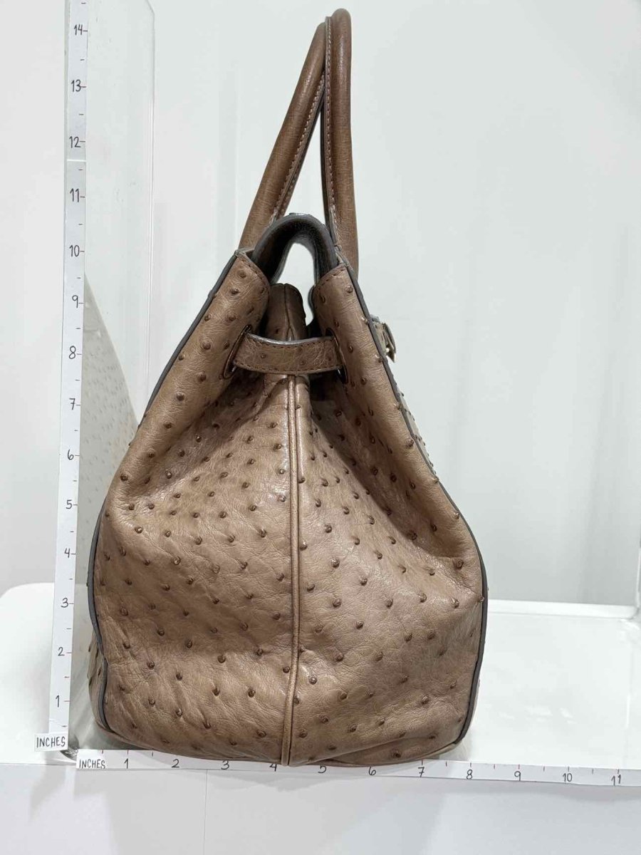 Pre - loved ASPREY 1781 Taupe Top Handle at Reems Closet