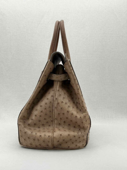 Pre - loved ASPREY 1781 Taupe Top Handle at Reems Closet