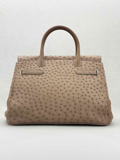 Pre - loved ASPREY 1781 Taupe Top Handle at Reems Closet