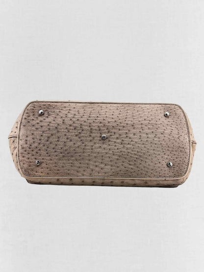 Pre - loved ASPREY 1781 Taupe Top Handle at Reems Closet