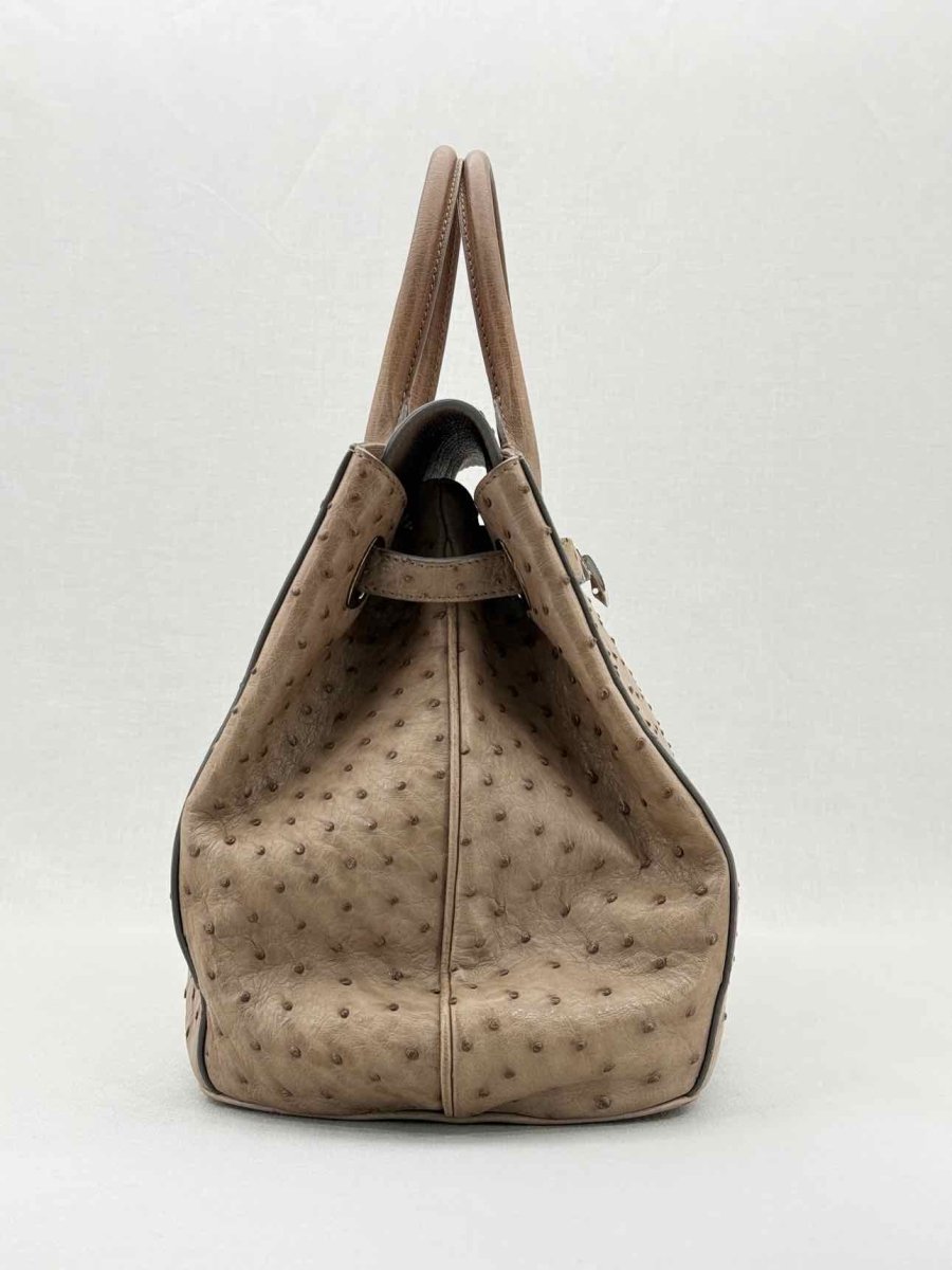 Pre - loved ASPREY 1781 Taupe Top Handle at Reems Closet