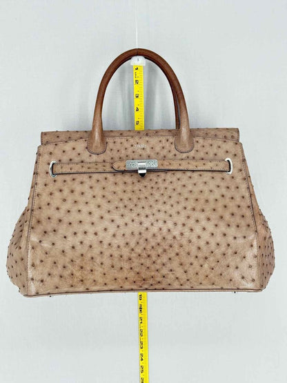 Pre - loved ASPREY 1781 Taupe Top Handle at Reems Closet