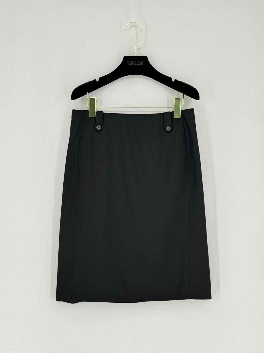 Pre - loved ASPREY Black Size US 6 Mini Skirt at Reems Closet