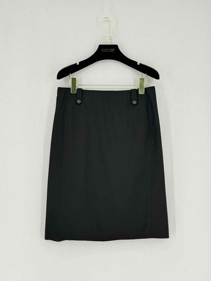 Pre - loved ASPREY Black Size US 6 Mini Skirt at Reems Closet