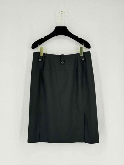 Pre - loved ASPREY Black Size US 6 Mini Skirt at Reems Closet