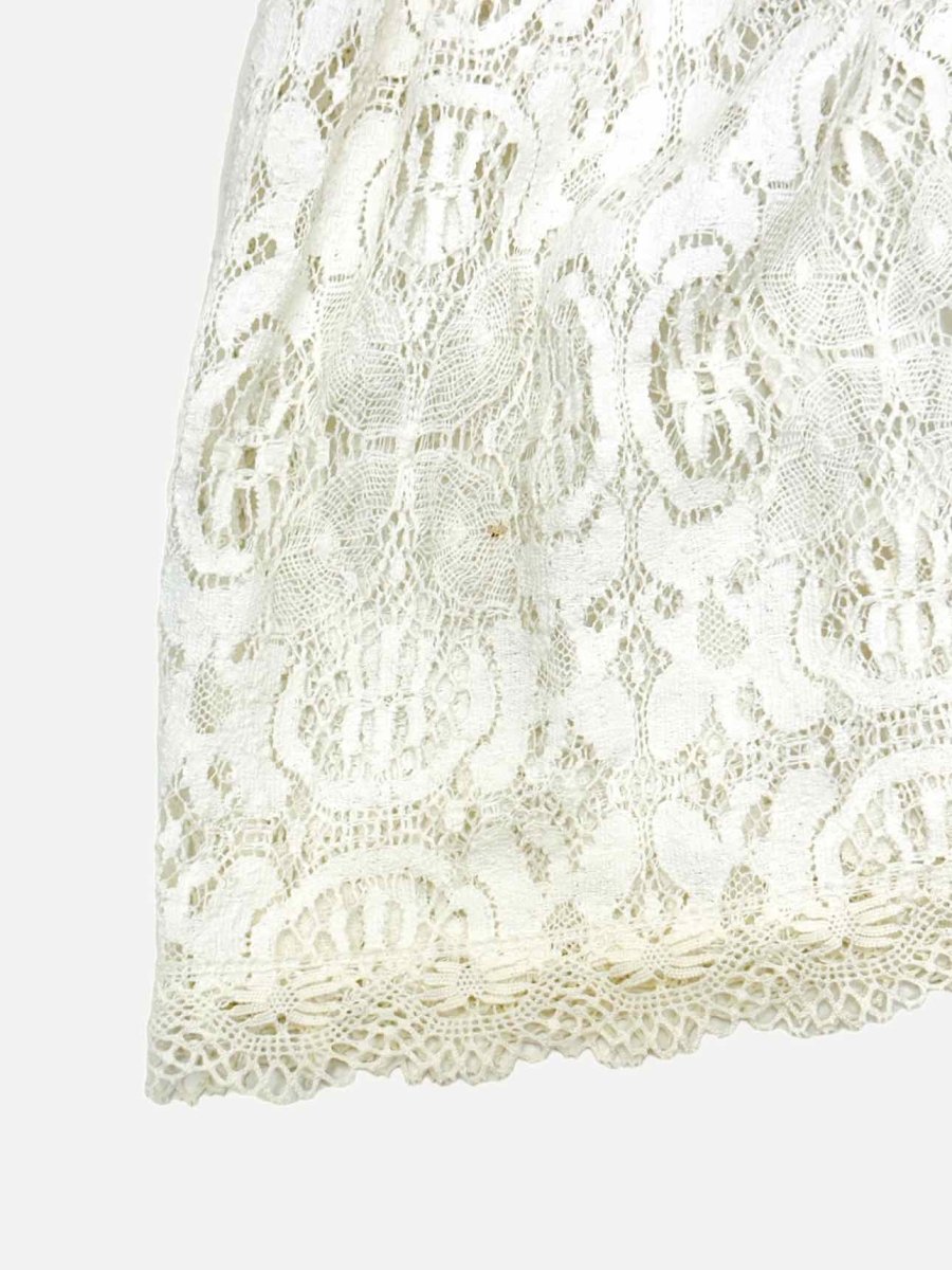 Pre-loved ATHE' VANESSA BRUNO Crochet White Beach Dress from Reems Closet