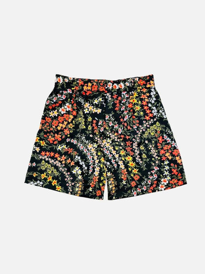 Pre - loved ATM Black Multicolor Floral Print Size US 0 Shorts at Reems Closet