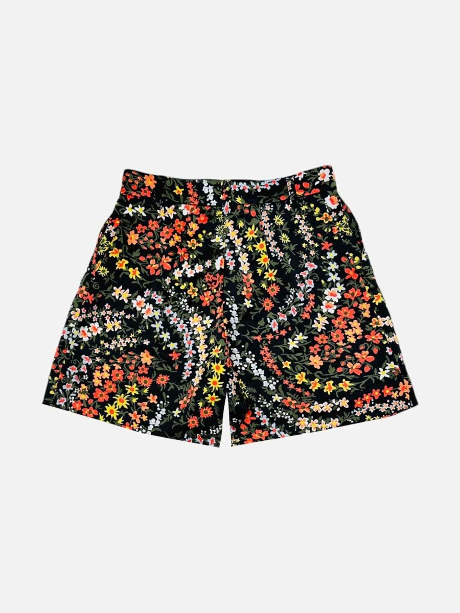 Pre - loved ATM Black Multicolor Floral Print Size US 0 Shorts at Reems Closet