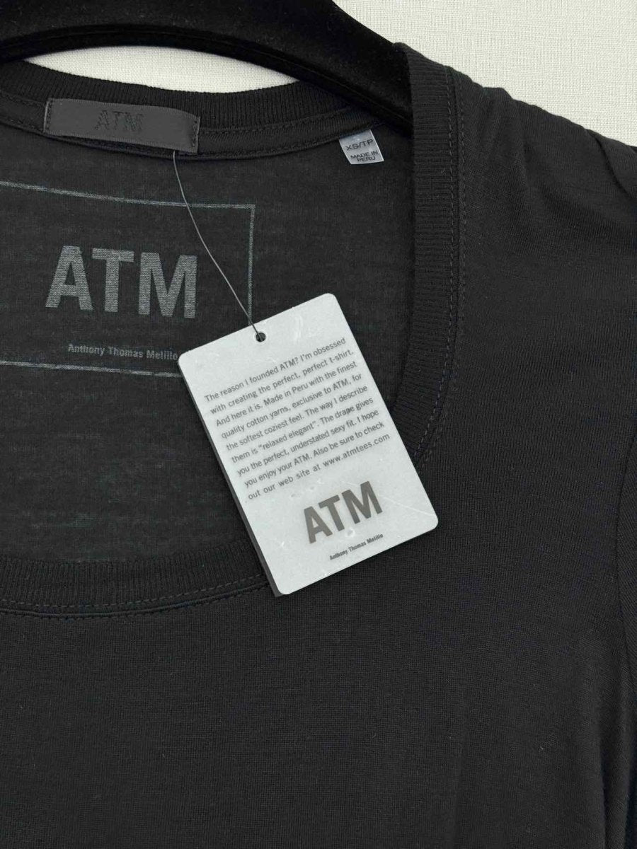 Pre - loved ATM Black Size XSmall T-shirt at Reems Closet