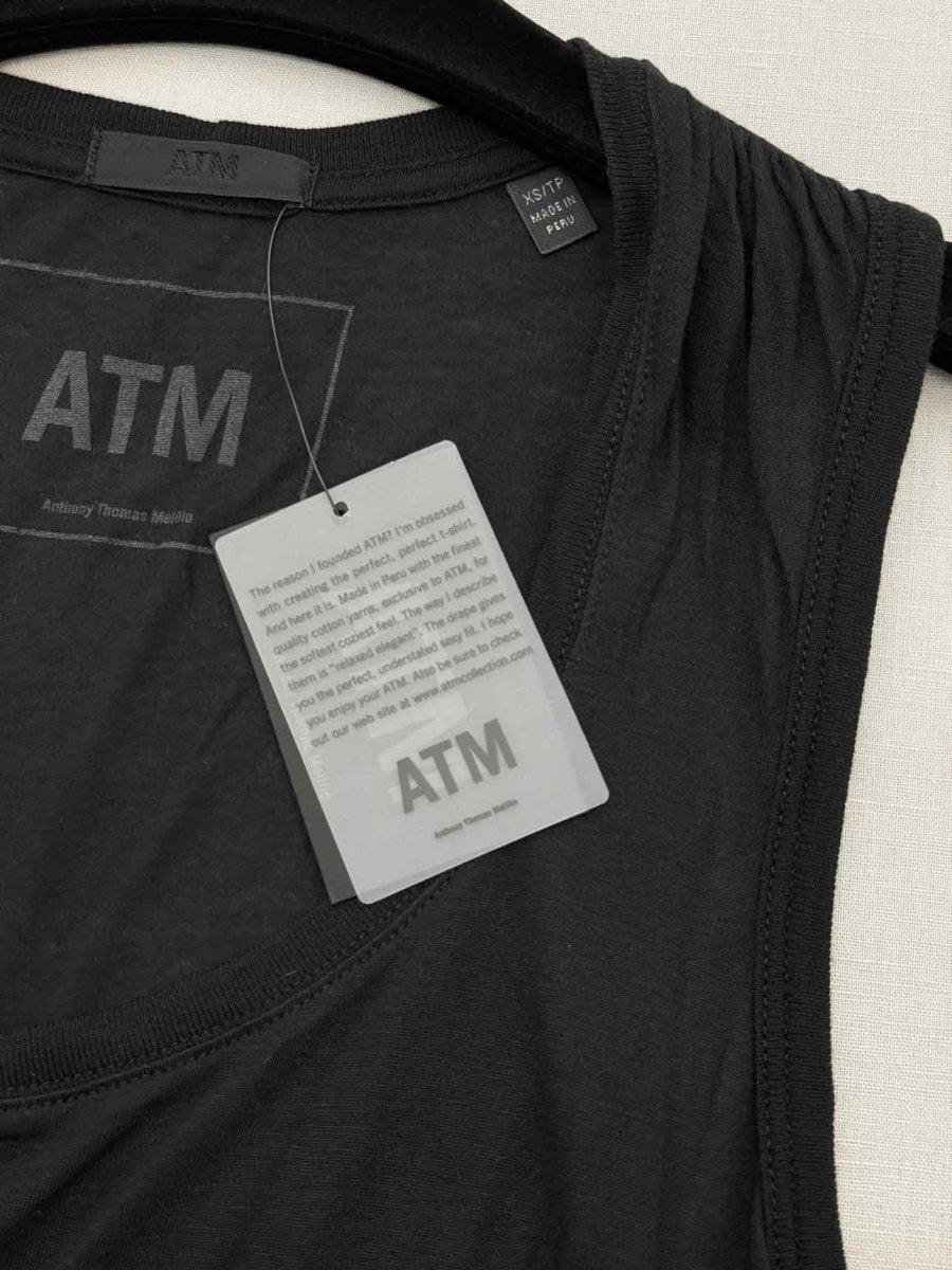 Pre - loved ATM Black Size XSmall Tank Top at Reems Closet