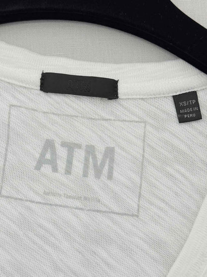 Pre - loved ATM V Neck White Size XSmall T-shirt at Reems Closet