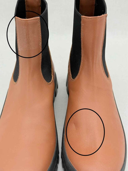 Pre - loved ATP ATELIER Chelsea Tan Size EU 37 Ankle Boots at Reems Closet