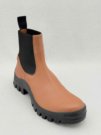 Pre - loved ATP ATELIER Chelsea Tan Size EU 37 Ankle Boots at Reems Closet