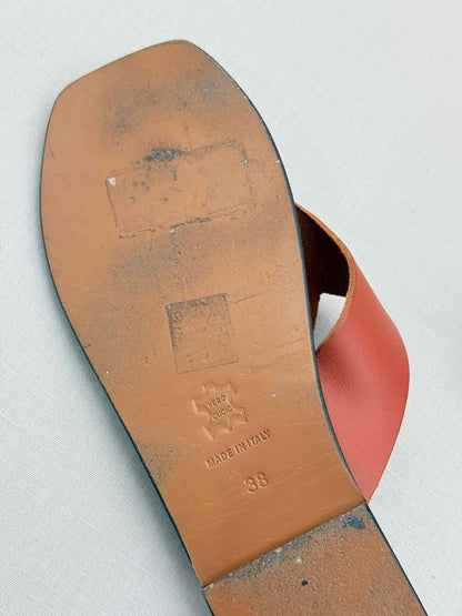Pre-loved ATP ATELIER Merine Red Size EU 38 Sandals at Reems Closet