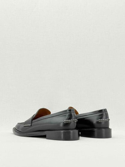 Pre - loved ATP ATELIER Monti Black Size EU 37 Loafers at Reems Closet