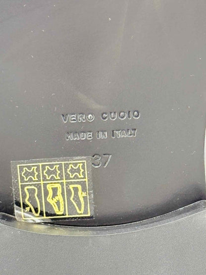 Pre - loved ATP ATELIER Monti Black Size EU 37 Loafers at Reems Closet