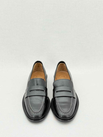 Pre - loved ATP ATELIER Monti Black Size EU 37 Loafers at Reems Closet
