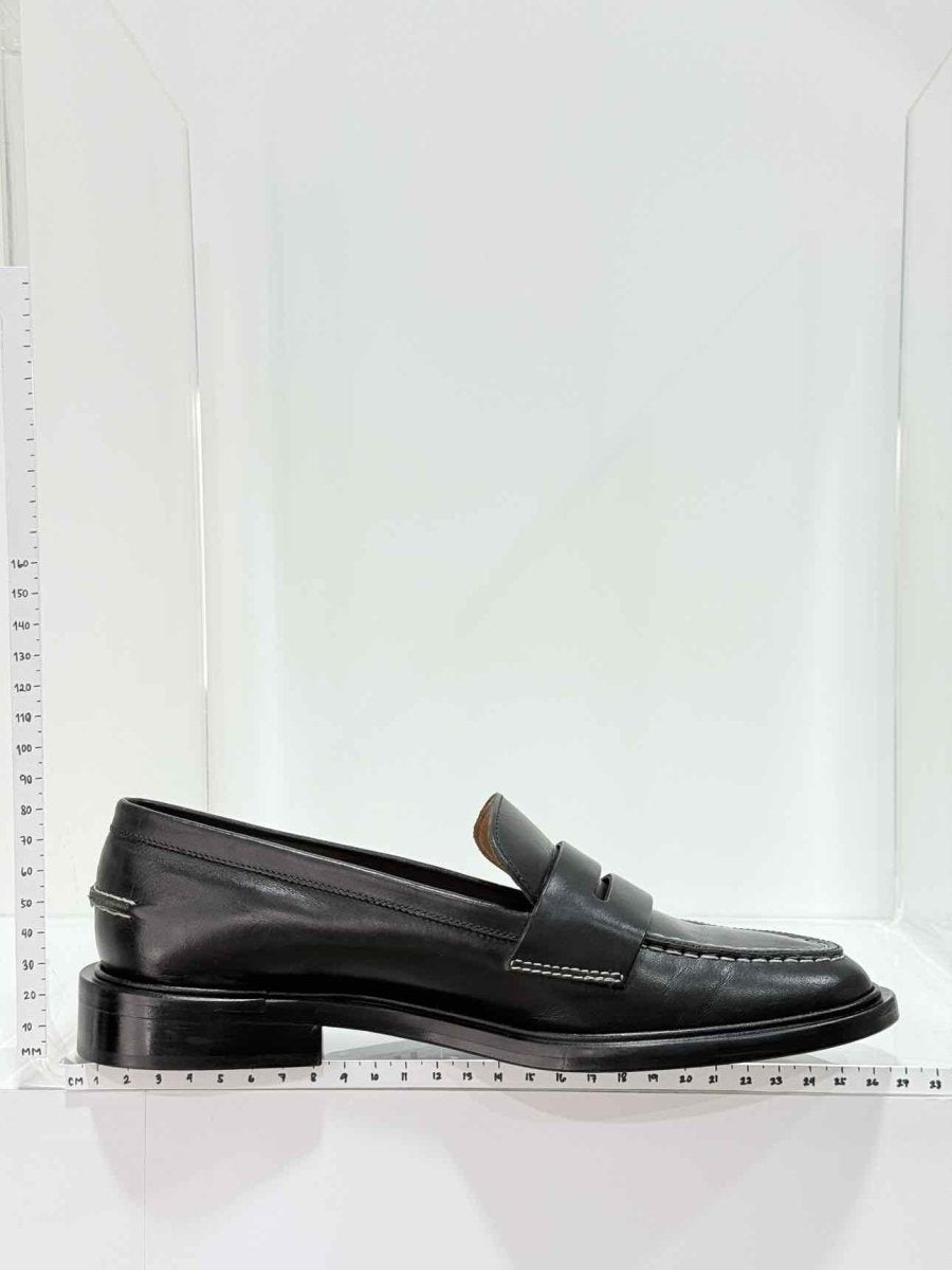 Pre - loved ATP ATELIER Monti Black Size EU 37 Loafers at Reems Closet