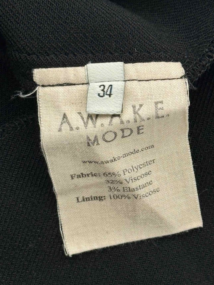 Pre - loved A.W.A.K.E MODE High Waist Black Size US 2 Pants at Reems Closet