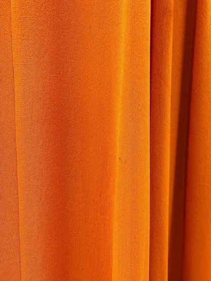 Pre - loved BADGLEY MISCHKA Layered Orange Size US 0 Long Dress at Reems Closet