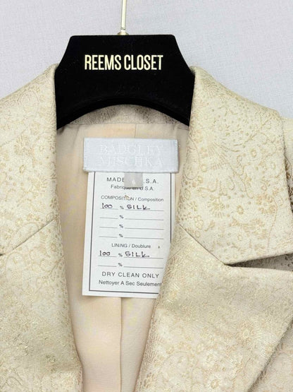 Pre-loved BADGLEY MISCHKA Metallic Gold Size US 6/8 Outfit Set at Reems Closet