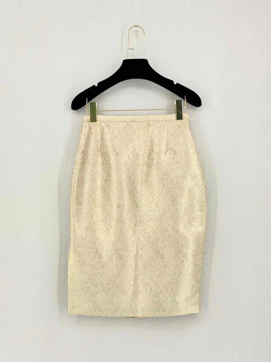 Pre-loved BADGLEY MISCHKA Metallic Gold Size US 6/8 Outfit Set at Reems Closet