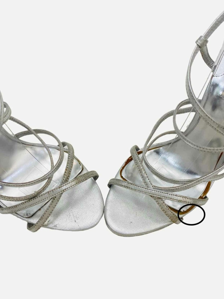 Pre - loved BADGLEY MISCHKA Size EU 37 Heeled Sandals at Reems Closet