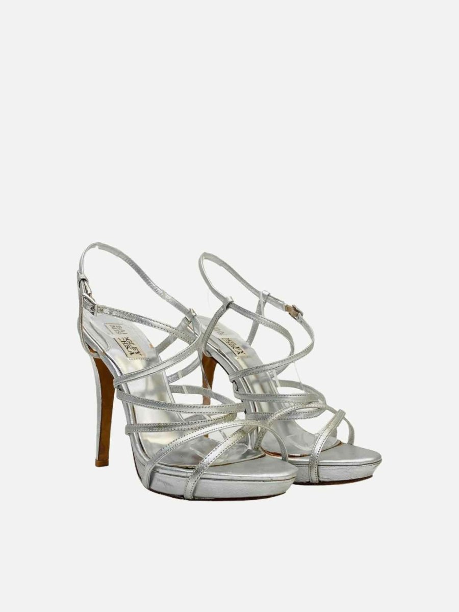 Pre - loved BADGLEY MISCHKA Size EU 37 Heeled Sandals at Reems Closet