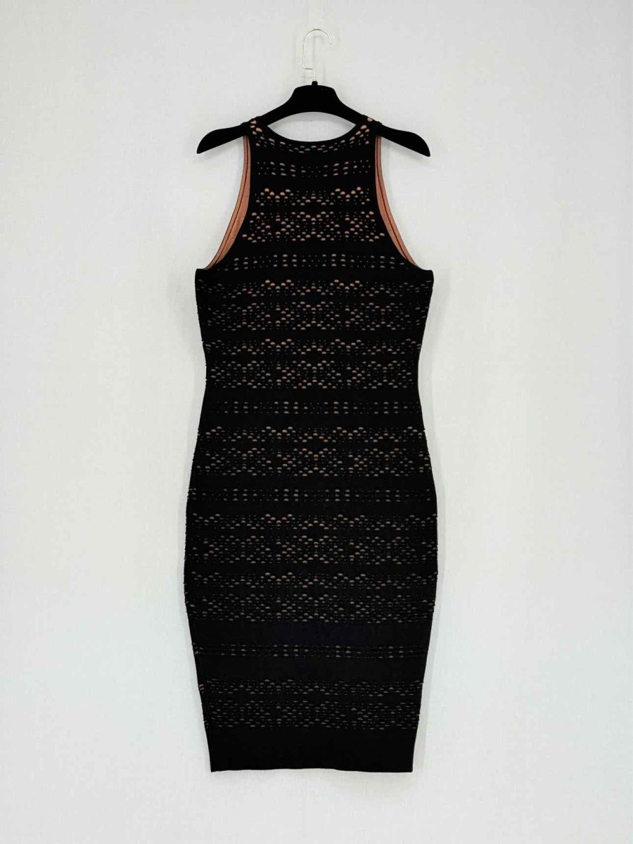 Pre - loved BAILEY44 Black & Beige Size Large Knee Length Dress at Reems Closet
