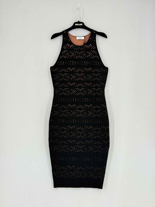 Pre - loved BAILEY44 Black & Beige Size Large Knee Length Dress at Reems Closet