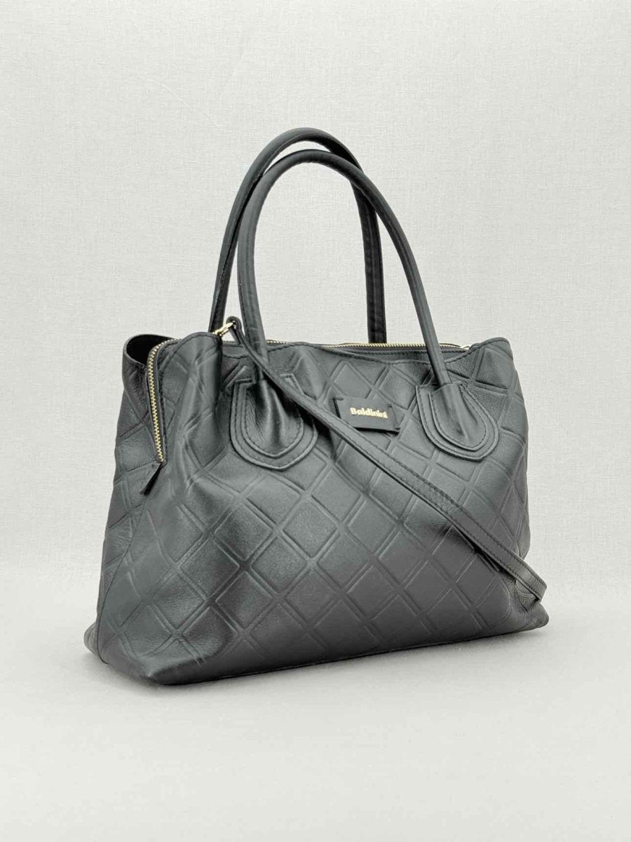 Pre - loved BALDININI Black Top Handle at Reems Closet