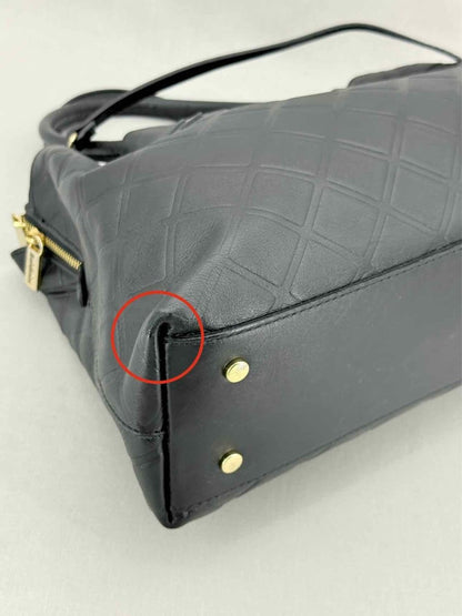 Pre - loved BALDININI Black Top Handle at Reems Closet