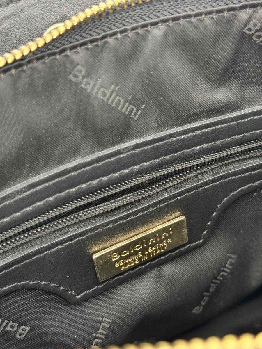 Pre - loved BALDININI Black Top Handle at Reems Closet